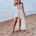 Women's Clothing Sexy Sling Splicing Casual Jumpsuit For Women Hollow Design Home Vacation INS Style For Formal & Casual For Women_ecoleips.com