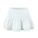 Women's Clothing Sweet Spicy Style Puff Sleeve Tie Shirt High Waist Ruffle Skirt Two Piece Set_ecoleips.com