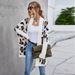 2026 New Women's Loose Cardigan Jacket Personalized Fashion Leopard Print Knitted Sweater Women_ecoleips.com