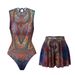 Women's Clothing Long Sleeved Sunscreen Smart Swimsuit Short Skirt Suit Bikini Skirt_ecoleips.com