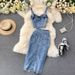 women's clothing style summer hot fashion hot girl temperament one shoulder high waist long sve splicing wide e piece jumpsuit_ecoleips.com