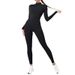 Women's Clothing Long Sleeved Yoga Jumpsuit American Style High Strength Fitness Tights For Women_ecoleips.com