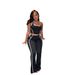 Women's Color-Block Sports Bra High-Waisted Leggings 2 Piece Set Fitness Yoga Workout Outfit_ecoleips.com