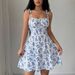 2026 Summer New Cross-Border European And American Women's Fashion Hot-Selling Floral Strap Square Neck Gentle Style_ecoleips.com