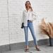 Aria Basics Aria Basics Independently Developed 2025 Spring/summer European And American Cross-border Women's Elegant Solid Color Long-sleeve_ecoleips.com