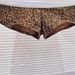 Women's High-Waisted Thigh- Revealing Denim Shorts Style Leopard Print Double Button Curved Design Hot Pants New Fashion_ecoleips.com