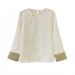 This Floral-Patterned, Traditional-Style Top Is Designed For Both Women And Men, Available In A New Chinese-Style Design_ecoleips.com