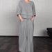2026 Independent Station Hot-Selling Women's Fashion Casual Solid Color Plus Size Irregular_ecoleips.com