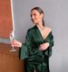 Aria Basics Cross-border Foreign Trade Long-sleeved Cardigan Tie-up Robe For Women, European And American Home Loose-fitting_ecoleips.com