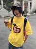 Y2K Aesthetic Vintage T Shirts Women Summer Funny Cartoon Print Loose Tops Grunge O Neck Casual Japanese Harajuku Graphic Tees_ecoleips.com