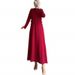 Verve 2025 Spring/Summer New Muslim Fashion Casual Long Sleeve Shirt And Skirt Set_ecoleips.com
