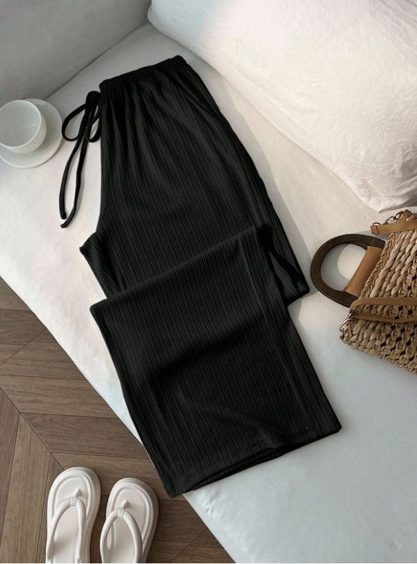 Aria Basics 2025 Spring Summer Autumn European And American Cross-Border New Fashion Women's Elegant Versatile Elastic Casual_ecoleips.com