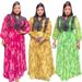 Women's Clothing Plus Size Clothes Elegant Long Pleated Maxi Skirt For Women - African Print Chiffon Dress With Flowy Design_ecoleips.com