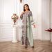 Verve 2406 Kaftan High-Density Rhinestone Beaded Printed Muslim Women's Robe Elegant Dress_ecoleips.com