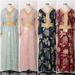 Women's Clothing Downstream Hot Selling Long Sleeved V Neck Hot Stamping Fashion Dress Middle East Arab Dubai Robe_ecoleips.com