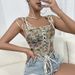 Summer Women's Sexy Camisole Top Fitted Waist Cinching Backless Tank Hot Girls_ecoleips.com