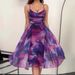 Women's Clothing Mesh Vacation Leisure Waist Sexy Perspective Large Swing Sling Wrap Chest Party Dress_ecoleips.com