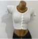 Women's Sweet And Spicy Style Fitted Short Sleeve T-Shirt Korean Fashion Cardigan High Waist round Neck Elegant Base Layer 2021_ecoleips.com