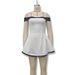 Women's Clothing Women's Strapless Short Dress Slim Fit One Neck Fashionable Sexy European American Style Autumn Winter_ecoleips.com