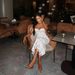 European And American Foreign Trade Summer New Cross-Border Women's French Lace Tie Split Strap Long Dress_ecoleips.com