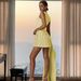 Women's Clothing Fashion Sexy Vest Suit V Neck Button Top Pleated Skirt Two Piece Suit_ecoleips.com