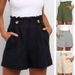 Women's Clothing Summer Solid Color High Waist Ruffle Loose Straight Pants_ecoleips.com