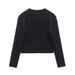 2025 Winter Women's Solid Color Simple Style Sweater Pullover Knitwear + Elastic Waist Short Skirt Set_ecoleips.com