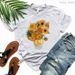 Summer European And American Cross-border Foreign Trade Wholesale T-shirts, Round-neck Casual Plus-size Loose_ecoleips.com