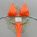 Solid Color Lace-Up Backless Bikini Sexy Two-Piece Swimsuit - Cross Border Europe & America Style for Vacation And Summer_ecoleips.com