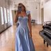 Women's high-end dress French dress sexy hollow suspender skirt three-dimensional flower mid-length skirt_ecoleips.com