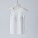 Spring Summer Mulberry Silk Padded Tank For Women, Thin Breathable Base Layer Modal Sleeveless Top_ecoleips.com