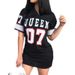 Aria Basics Aria Basics Cross-border Fashion European And American Popular Women's Dress, Hip-hop 07 Letter Print Spring-summer Short-sleeve_ecoleips.com