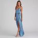 Women's Clothing Sequined Suspender Dress Summer New Host Banquet Sexy Ball Evening Dress Dress_ecoleips.com