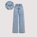 Aria Basics Cross-border European And American Best-selling Casual Straight-leg Jeans For Women, Loose-fitting,_ecoleips.com