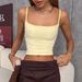 Women's Slim Fit Halter Top Sexy Pleated Mesh Versatile Waist Cinching Flattering Top_ecoleips.com