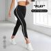 Women's Clothing High Waist Sports Fitness Pants With Hemmed Sides Long Pants With Hip Lifting And Abdomen Shaping Yoga Pants Peach Tights_ecoleips.com