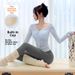 Women's High-End Fitness Wear Yoga Outfit Set Padded Bra Top Pilates Training Clothes Outerwear_ecoleips.com