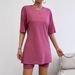 Independent Store European And American New 2026 Fashion Casual Solid Color Spring Round Neck Loose Women's_ecoleips.com