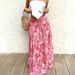 AD439 New 2025 Summer Sweet Style Fresh Women's Printed Fashion Versatile Mid-Length A-line Skirt_ecoleips.com