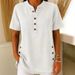 Women's Lapel Button Down Short Sleeve Dress Style Casual Fashionable Spring Summer Daily Commuting_ecoleips.com