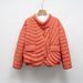 Pinghu Chi New Down Jacket Down Casual Autumn And Winter Light And Simple Solid Color Round Neck Loose Coat_ecoleips.com