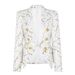 Women's Slim Fit Printed Long Sleeve Blazer For Office & Casual Wear - Modale Fabric, Elegant & Stylish_ecoleips.com