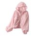 Women's Clothing Lightweight Sun Protection Clothing For Women Casual Loose Short Fashionable Jacket Shirt_ecoleips.com