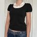 KAIKUO European And American Y2K Hot Girl Style Solid Color Tank Top Short Sleeve Women's Sweater 2025 Spring/Summer_ecoleips.com