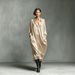 Elegant Satin Long Sleeve Shirt Dress for Women Solid Color Office Wear Versatile Stretch Comfort_ecoleips.com
