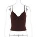 Women's Slim Fit Camisole Top European American Style Sexy Deep V Neck Solid Color Summer New 2026_ecoleips.com