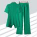 Women's Clothing Purple Short Sleeved Small Suit Jacket Summer Thin High End Casual Professional Suit_ecoleips.com