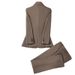 Women's Clothing long sleeved professional suits and trousers formal suits for interview sales work clothes _ecoleips.com