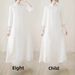 2025 Spring/Summer Vintage New Chinese National Style Cheongsam Improved Jacquard Zen Tea Dress With Three-Quarter_ecoleips.com