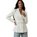 Women's Clothing Women's Elegant Long Sleeve Blazer Jacket - Autumn Office Casual Trench Coat_ecoleips.com
